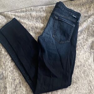 MOTHER Women's Dark Denim Skinny Jeans